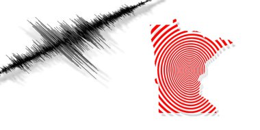 Sismik aktivite depremi Minnesota haritası Richter ölçeği