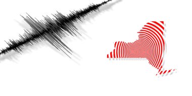 Sismik aktivite depremi New York haritası Richter ölçeği