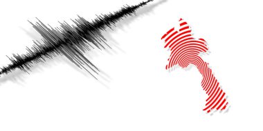 Sismik aktivite depremi Laos haritası Richter ölçeği