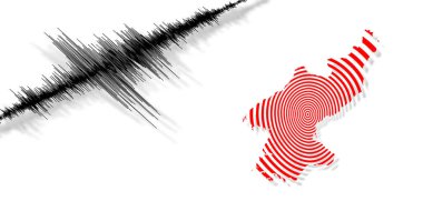 Sismik aktivite depremi Kuzey Kore haritası Richter ölçeği