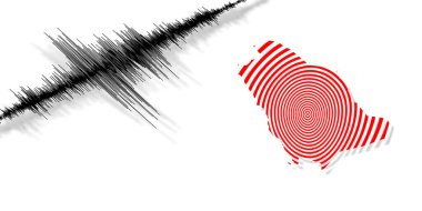 Suudi Arabistan deprem haritası Richter ölçeğinde sismik aktivite