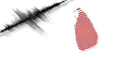 Sismik aktivite depremi Sri Lanka haritası Richter ölçeğinde