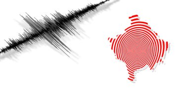 Kosova haritası Richter ölçeğinde deprem