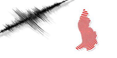 Sismik aktivite depremi Liechtenstein harita Richter ölçeği