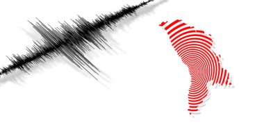 Sismik aktivite depremi Moldova haritası Richter ölçeğinde