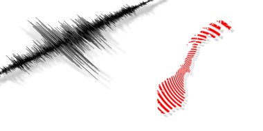 Sismik aktivite depremi Norveç haritası Richter ölçeği