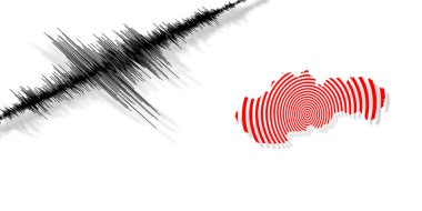 Sismik aktivite depremi Slovakya haritası Richter ölçeği