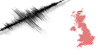 Sismik aktivite depremi Birleşik Krallık haritası Richter ölçeği