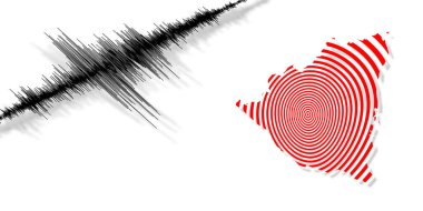 Sismik aktivite depremi Nikaragua haritası Richter ölçeğinde