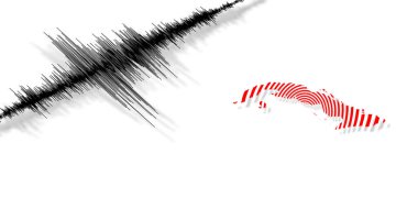 Sismik aktivite Küba haritası Richter ölçeği