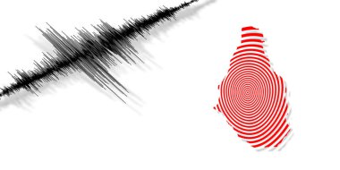 Sismik aktivite depremi Montserrat haritası Richter ölçeği