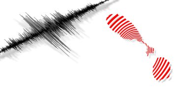 Saint Kitts ve Nevis haritası Richter ölçeğinde sismik aktivite.