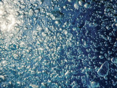 Sualtı Hava Kabarcıkları Güneş ışığı, Arkaplan Kabarcıkları