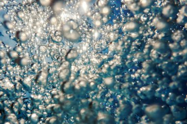 Sualtı Hava Kabarcıkları Güneş ışığı, Arkaplan Kabarcıkları