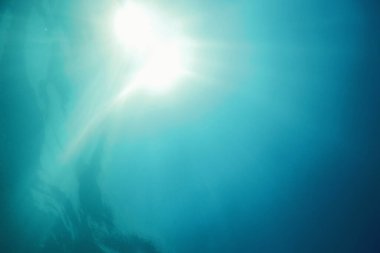 Sualtı Güneş Işığı Su yüzeyinden, Sualtı Arkaplanı 