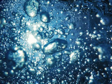 Sualtı Hava Kabarcıkları Güneş ışığı, Arkaplan Kabarcıkları