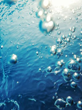 Sualtı Hava Kabarcıkları Güneş ışığı, Arkaplan Kabarcıkları