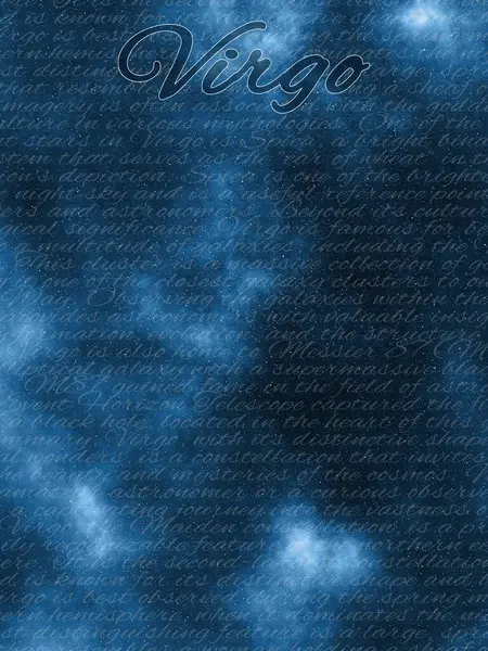 stock image Virgo Zodiac Sign, Virgo Symbol Background