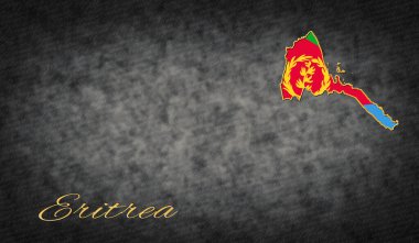 Eritre Sembolleri, Eritre Arkaplanı Haritası