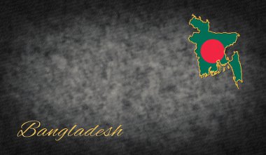 Bangladesh Symbols, Map of Bangladesh Background clipart