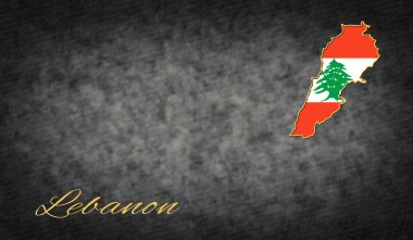 Lübnan Sembolleri, Lübnan Arkaplan Haritası
