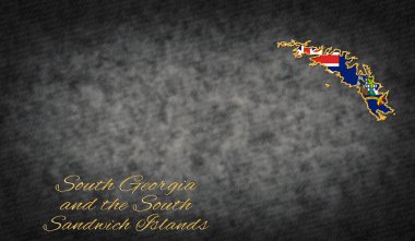 Güney Georgia ve Güney Sandwich Adaları Sembolleri, Güney Georgia Haritası ve Güney Sandwich Adaları Geçmişi