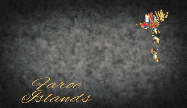 Faroe Adaları Sembolleri, Faroe Adaları Arkaplan Haritası