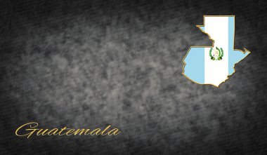 Guatemala Sembolleri, Guatemala Arkaplanı Haritası