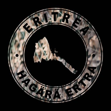 Eritre Haritası, Askeri Mühür, Yuvarlak Tasarım