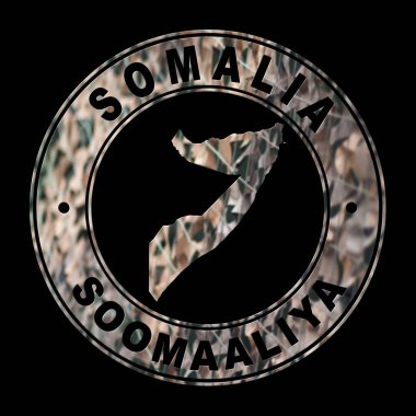 Somali Haritası, Askeri Mühür, Yuvarlak Tasarım