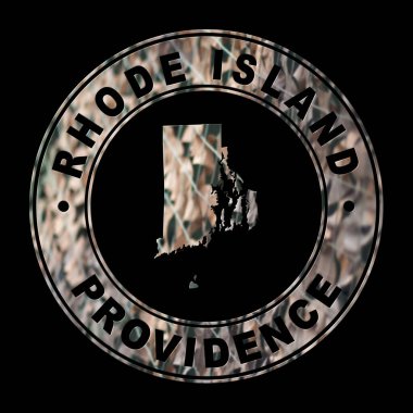 Rhode Island Haritası, Askeri Mühür, Yuvarlak Tasarım