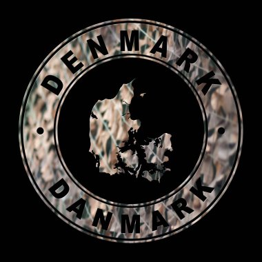 Danimarka Haritası, Askeri Mühür, Yuvarlak Tasarım