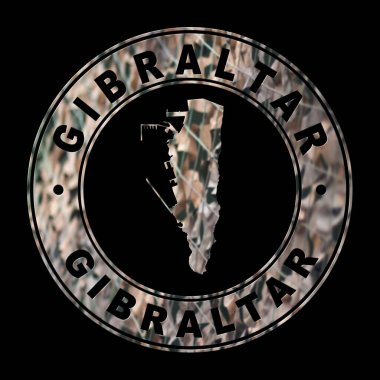 Cebelitarık Haritası, Askeri Mühür, Yuvarlak Tasarım