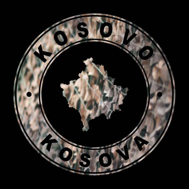 Kosova Haritası, Askeri Mühür, Yuvarlak Tasarım