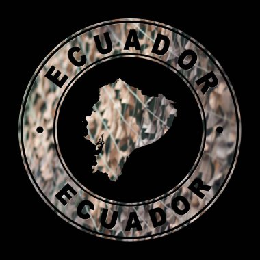 Ekvador Haritası, Askeri Mühür, Yuvarlak Tasarım