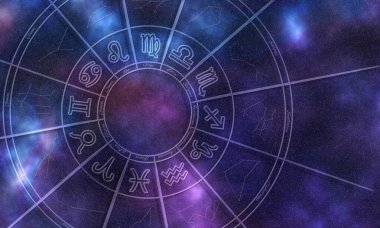 Astrology wheel, Horoscope Signs, Stars Night Sky