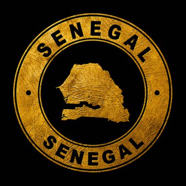 Senegal 'in Altın Amblemi, Arkaplan Haritası
