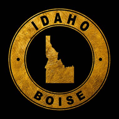 Idaho 'nun Altın Amblemi, Arkaplan Haritası
