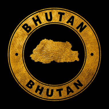 Bhutan 'ın Altın Amblemi, Arkaplan Haritası