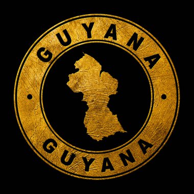 Guyana 'nın Altın Amblemi, Arkaplan Haritası