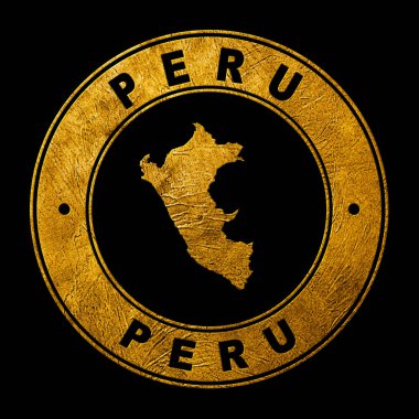 Peru 'nun Altın Amblemi, Arkaplan Haritası