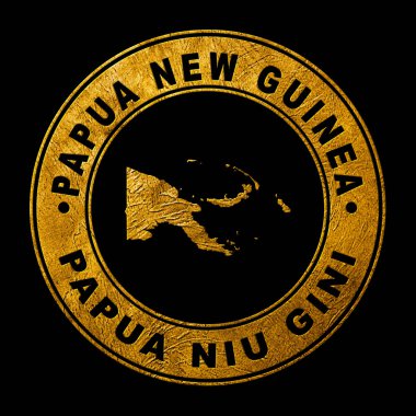Papua Yeni Gine 'nin Altın Amblemi, Arkaplan Haritası