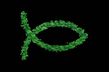 Hıristiyanlık sembolü, Hristiyan balık sembolü, Yeşil Sembol