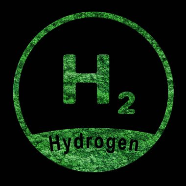 Hidrojen H2 Yuvarlak Yeşil, Kırpma Yolu