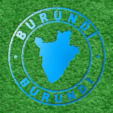 Burundi Haritası, Su Haritalı Orman, CO2 Azaltma