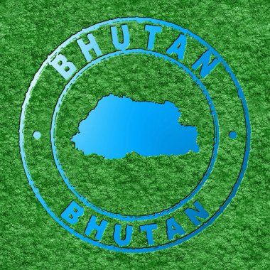 Bhutan Haritası, Su Haritalı Orman, CO2 Azaltma