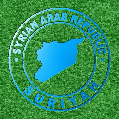 Suriye Haritası, Su Haritalı Orman, CO2 Azaltma