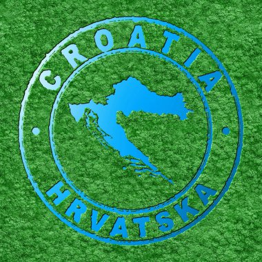 Hırvatistan Haritası, Su Haritalı Orman, CO2 Azaltma