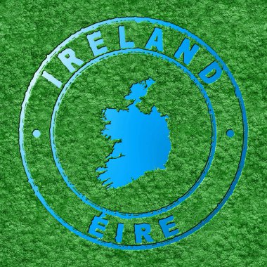 İrlanda Haritası, Su Haritalı Orman, CO2 Azaltma