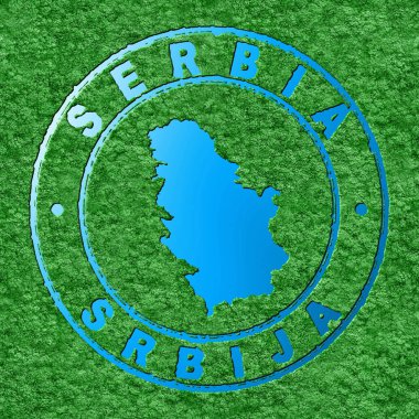 Sırbistan Haritası, Su Haritalı Orman, CO2 Azaltma